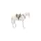 Mini cheval floral d’Ashland